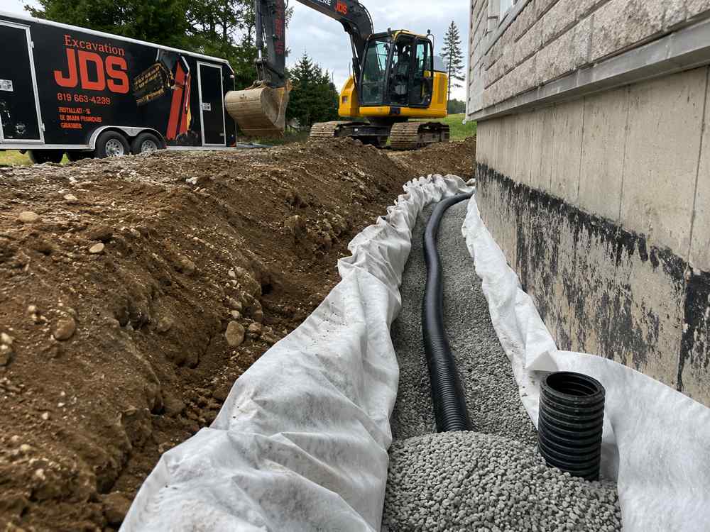 Drain français — Excavation JDS Inc.